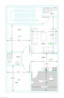 شقة منفردة طابق كامل في تلة البياض, حبوش – دير الزهراني مطل بانورامي رائع على عربصاليم واقليم التفاح.
